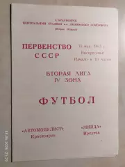 Автомобилист Красноярск - Звезда Иркутск 1983