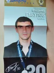 Плакат Владимир Габулов Динамо Москва