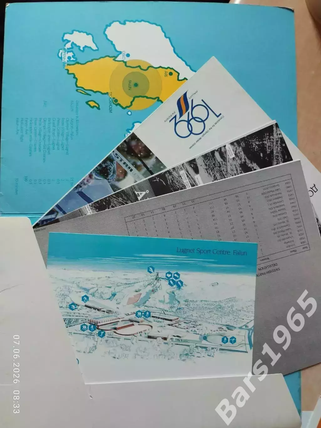 Кандидат на участие в зимних Олимпийских играх 1992 Фалун Швеция 1