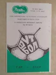 СССР - ГДР 1984 юноши
