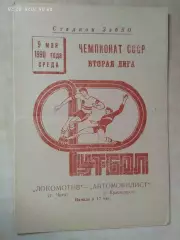 Локомотив Чита - Автомобилист Красноярск 1990