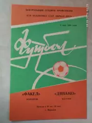 Факел Воронеж - Памир Душанбе 1984