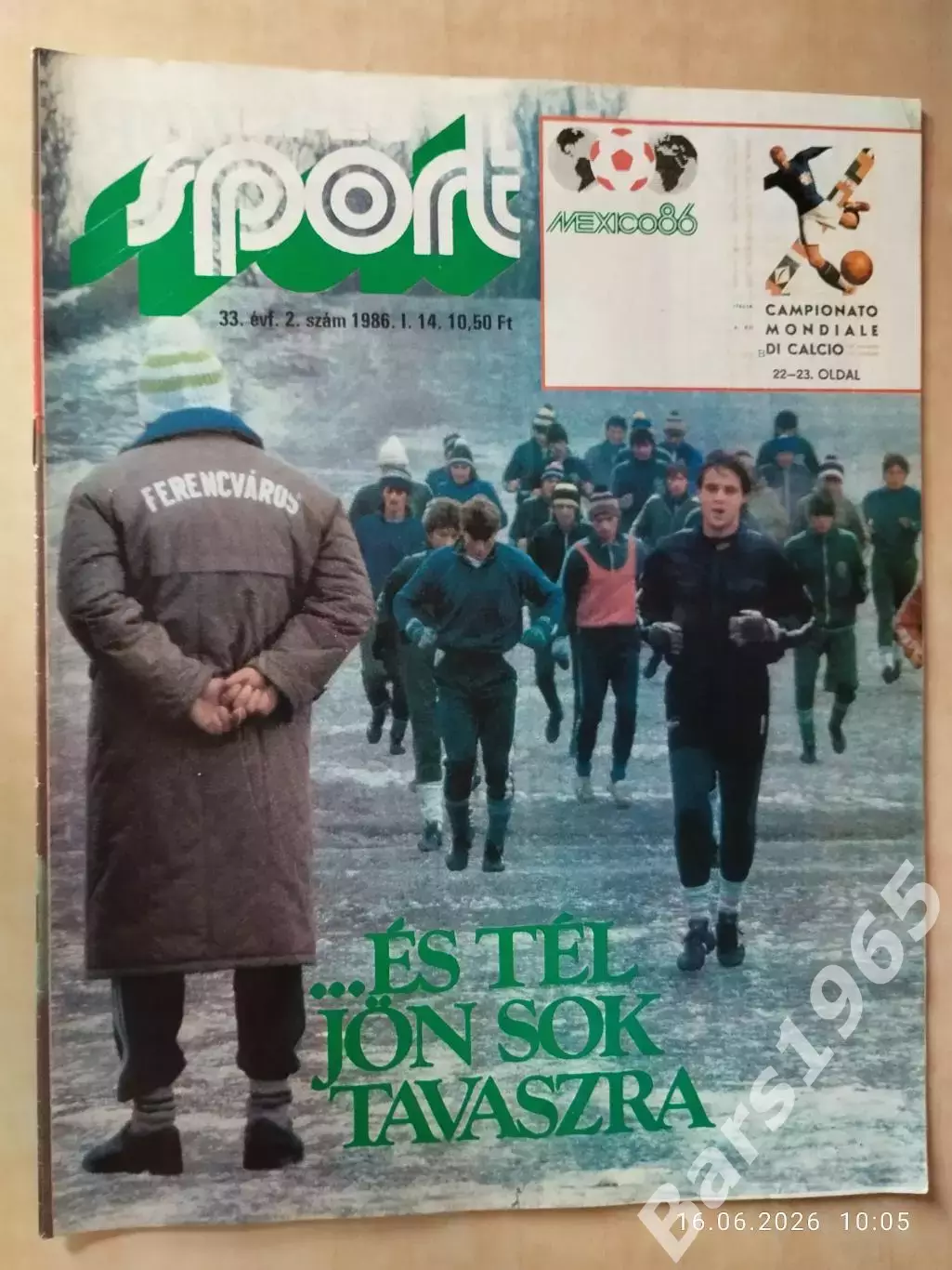 Kepes Sport Венгрия № 2 1986