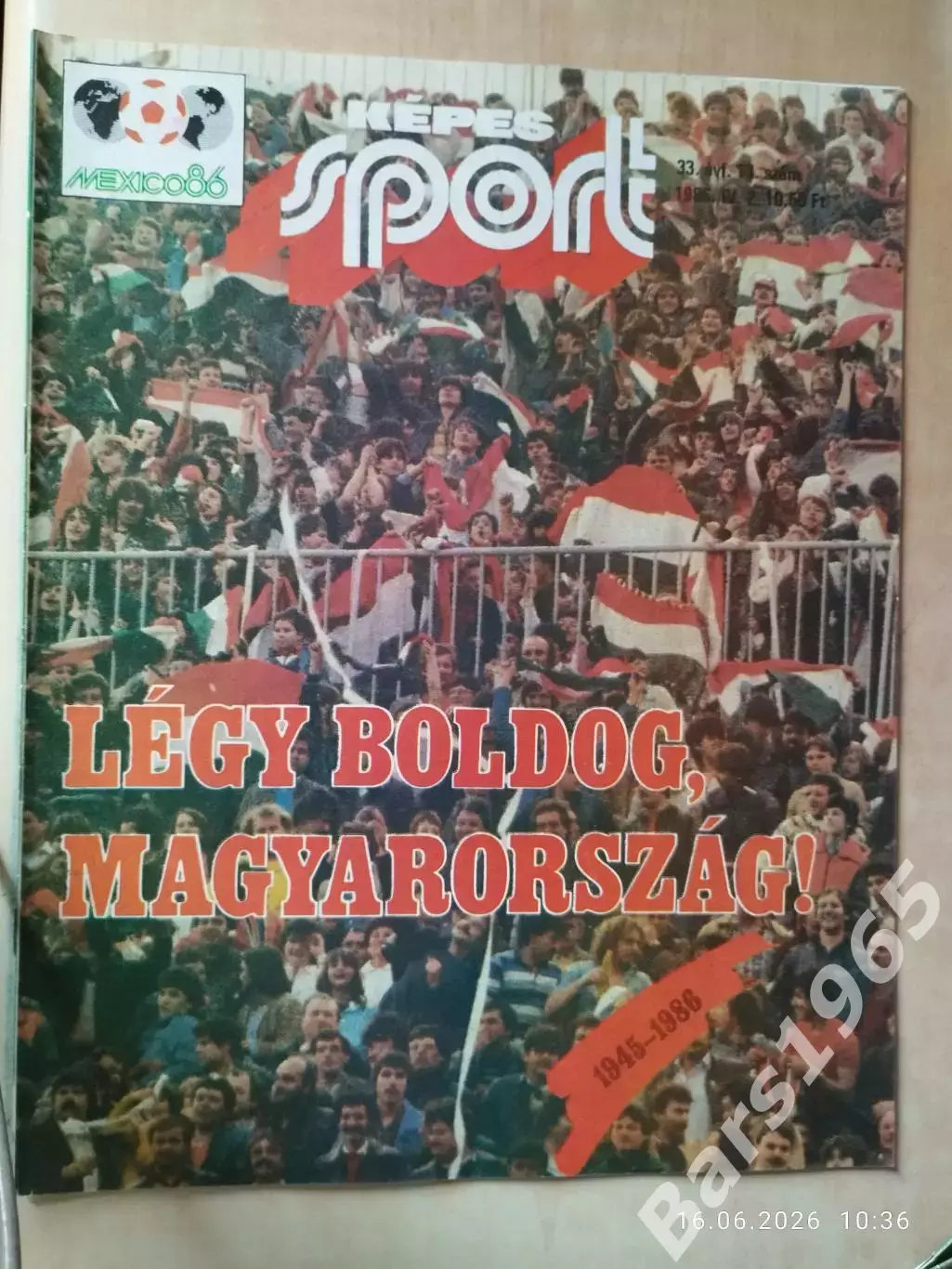 Kepes Sport Венгрия № 13 1986