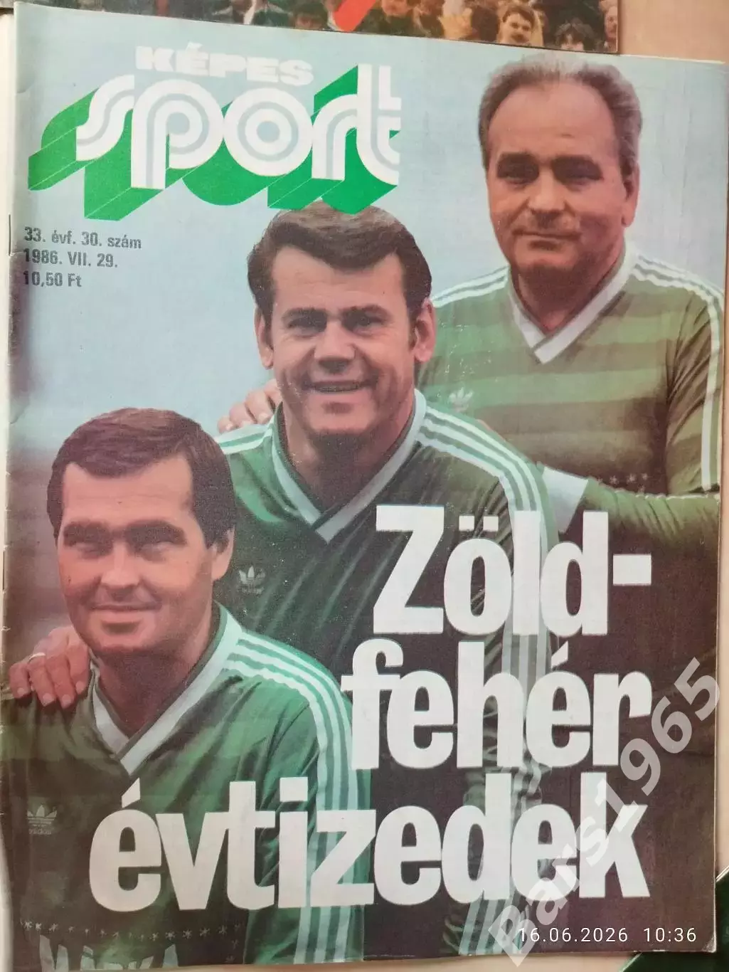 Kepes Sport Венгрия № 30 1986
