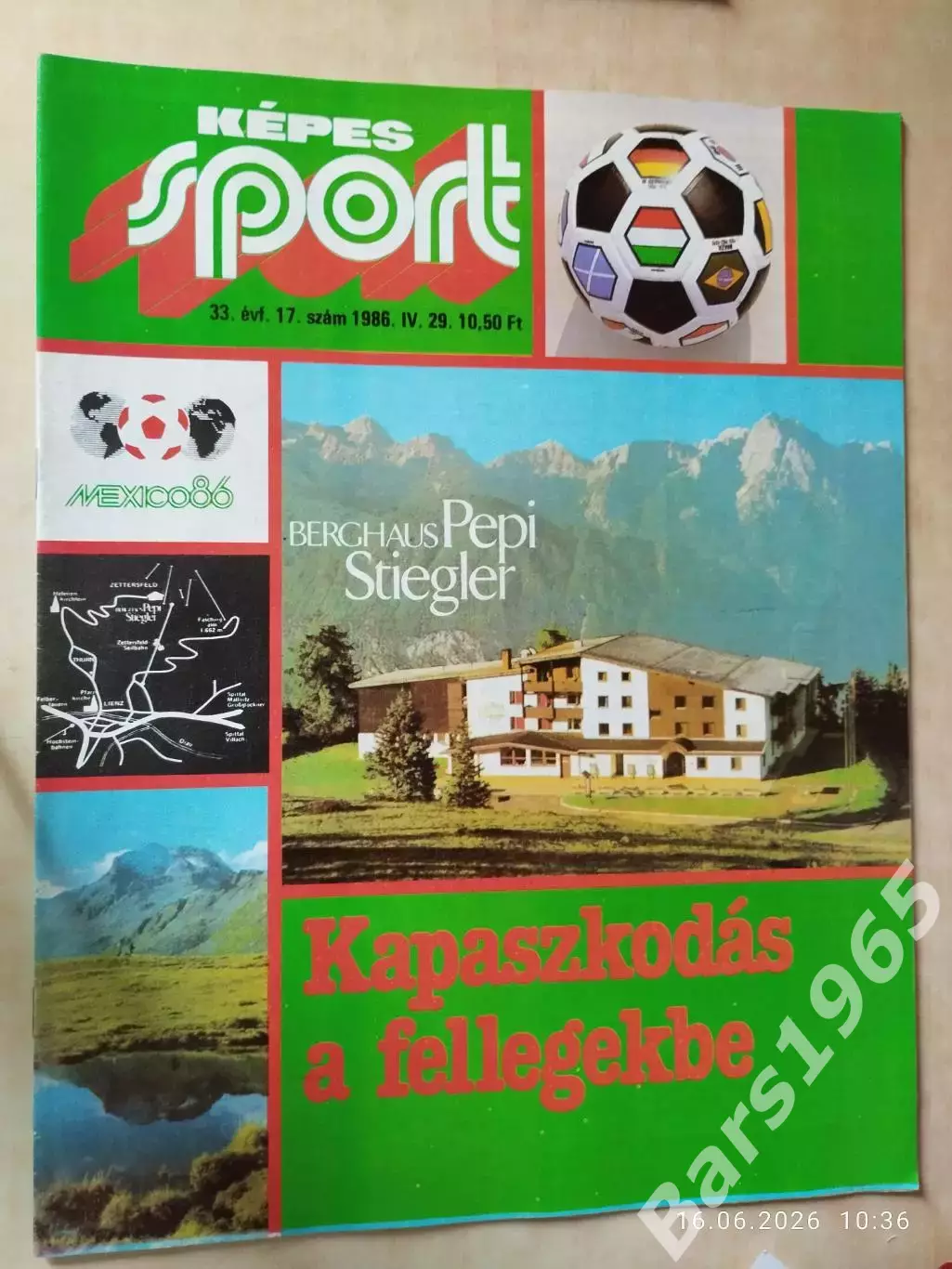 Kepes Sport Венгрия № 17 1986