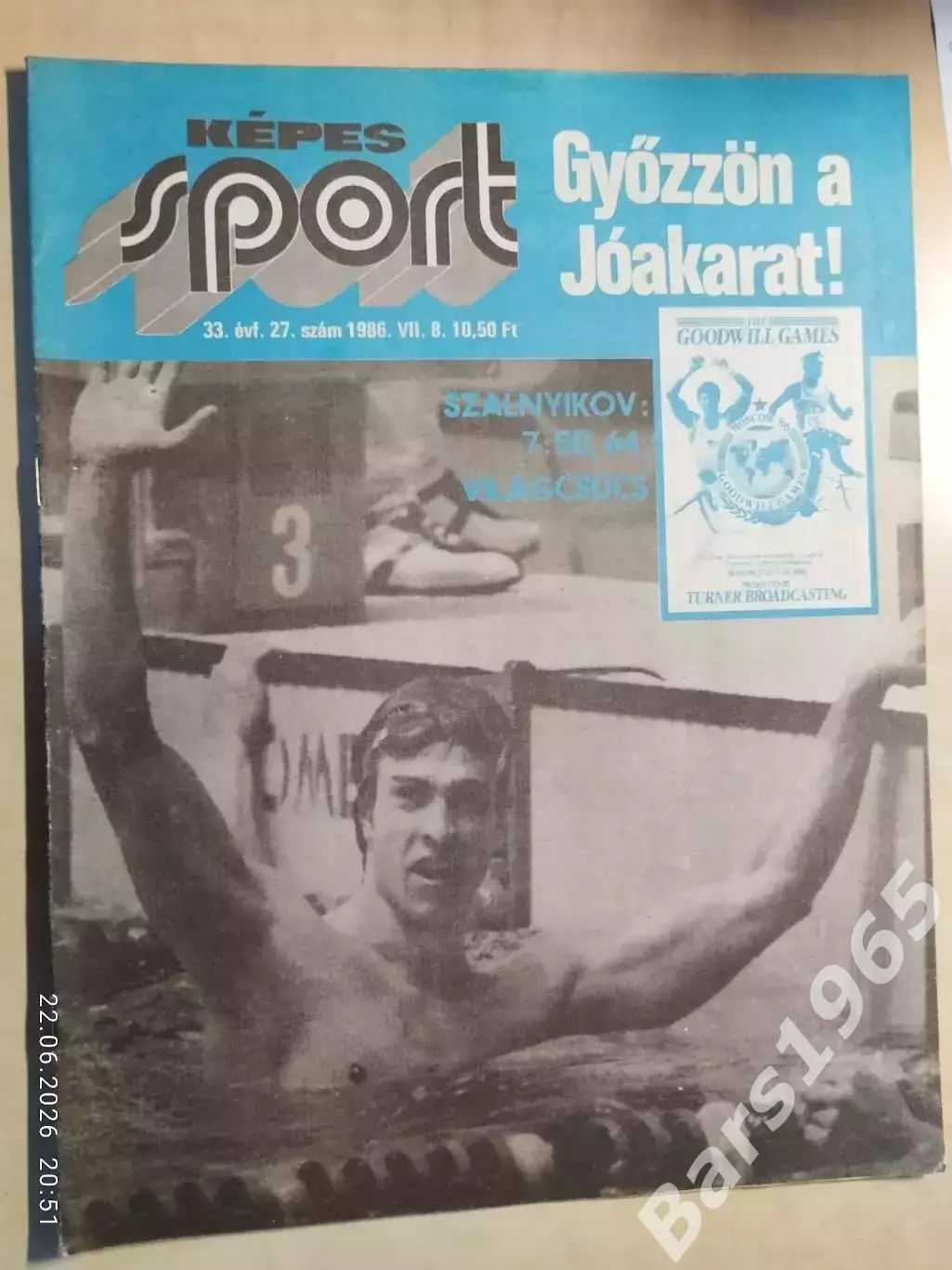 Kepes Sport Венгрия № 27 1986