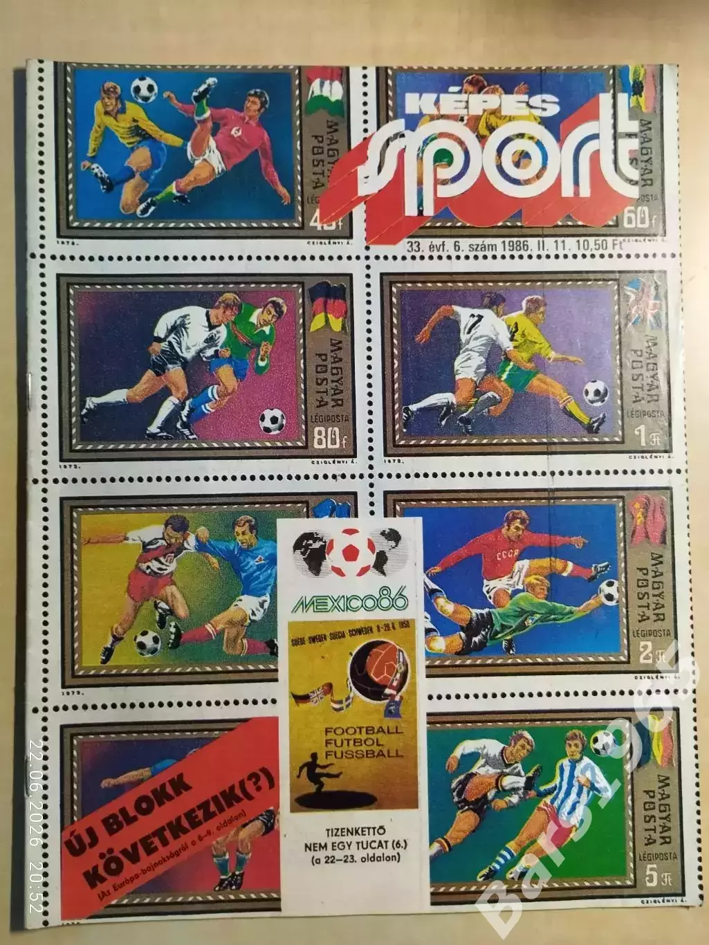 Kepes Sport Венгрия № 6 1986