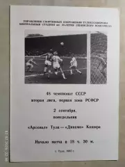 Арсенал Тула - Динамо Кашира 1985