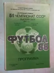Кайрат Алма-Ата - Спартак Москва 1988