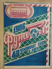 Трактор Павлодар - Спартак Семипалатинск 1986
