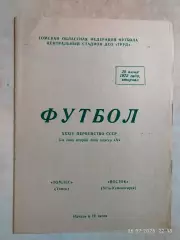 Томлес Томск - Восток Усть-Каменогорск 1972