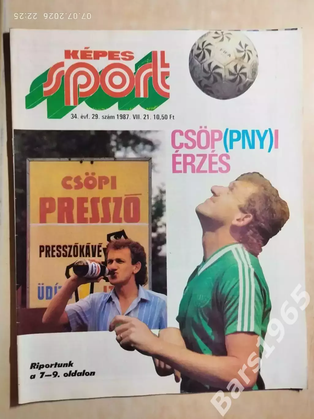 Kepes Sport Венгрия № 29 1987