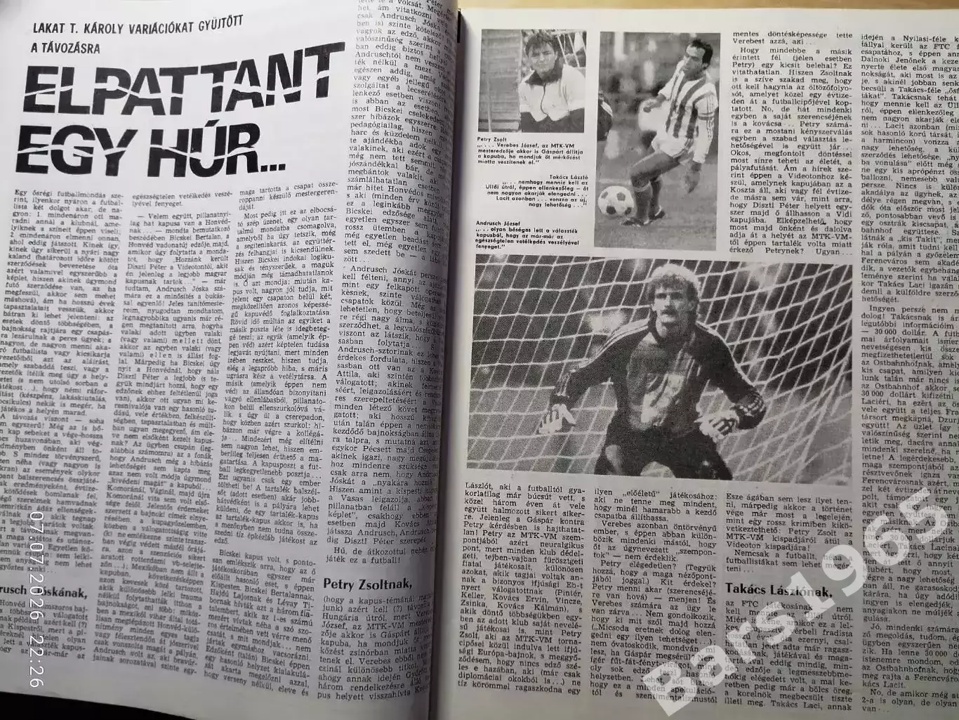 Kepes Sport Венгрия № 29 1987 1