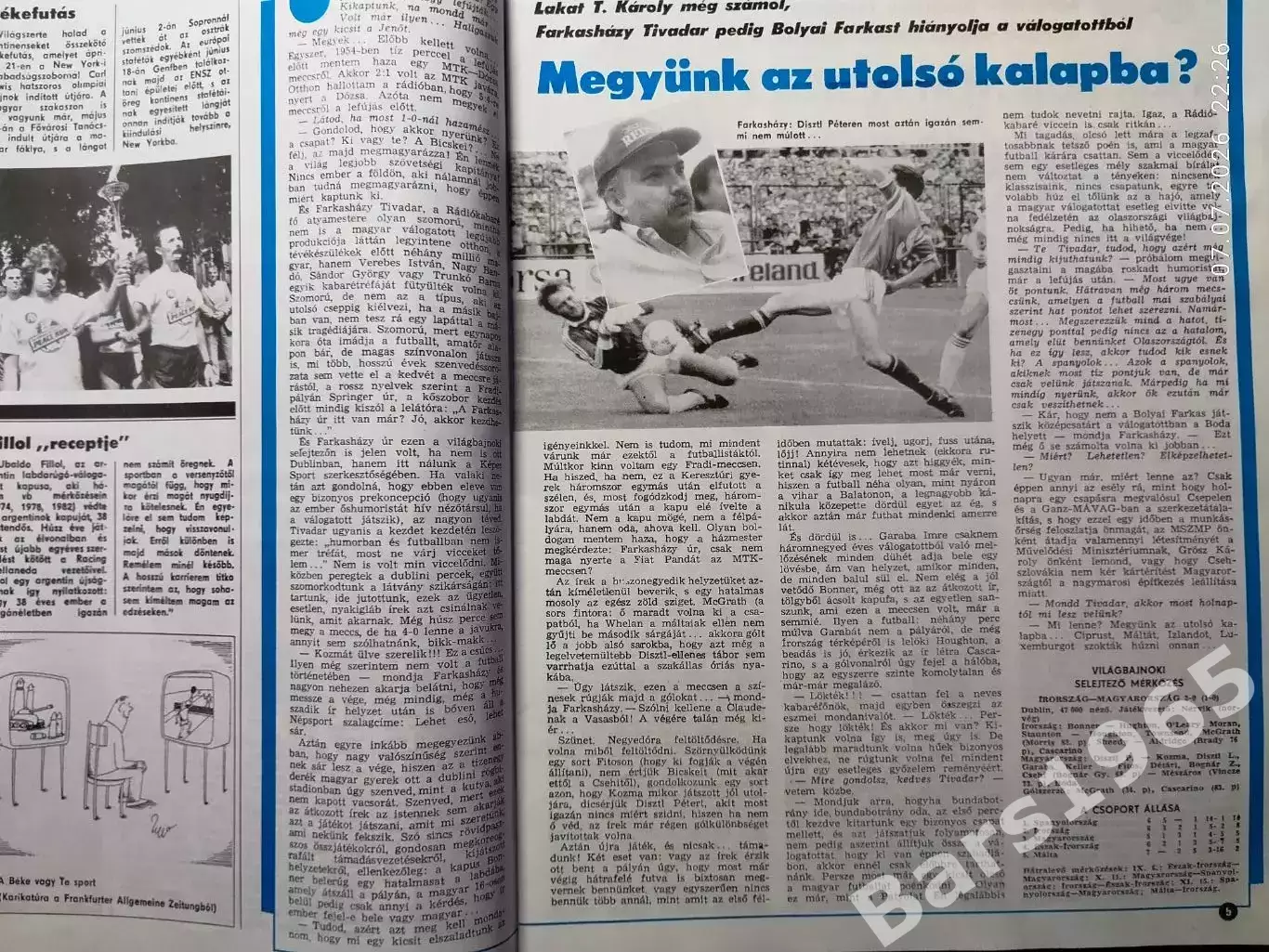 Kepes Sport Венгрия № 23 1989 1