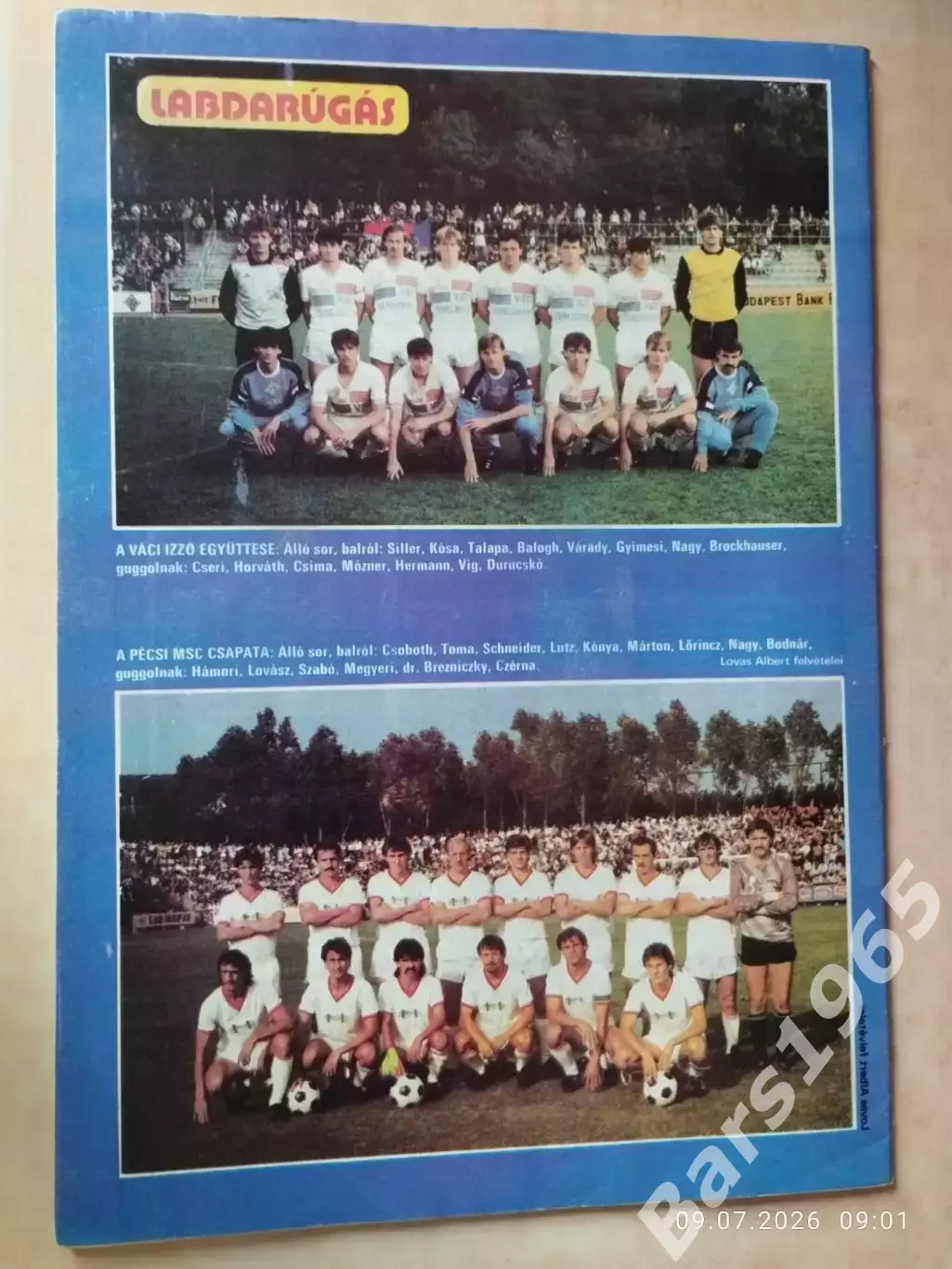 labdarugas Венгрия № 11, 1987 1