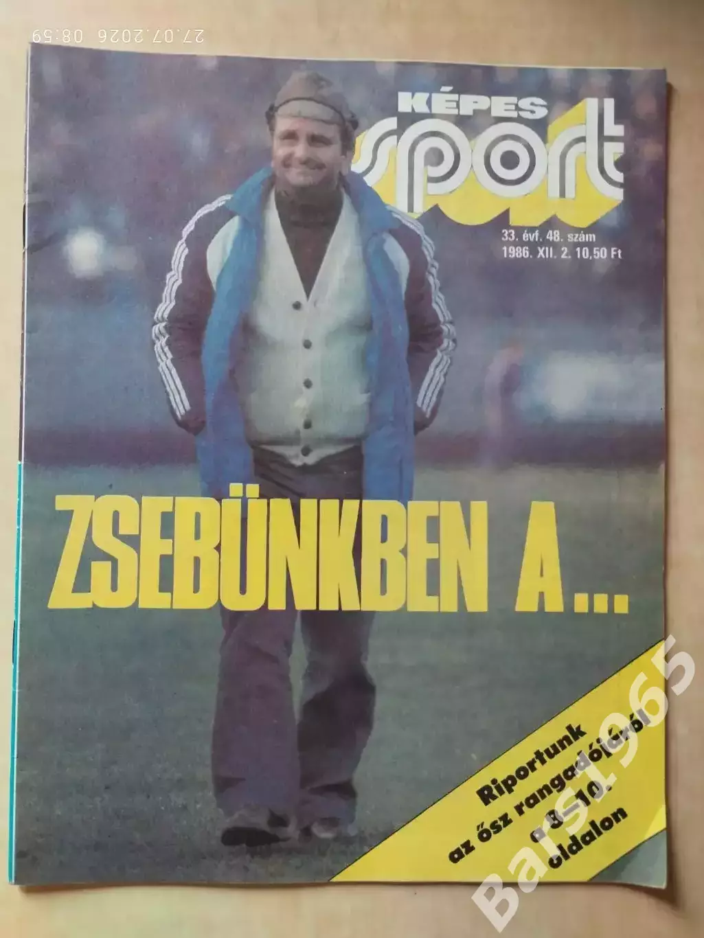 Kepes Sport Венгрия № 48 1986