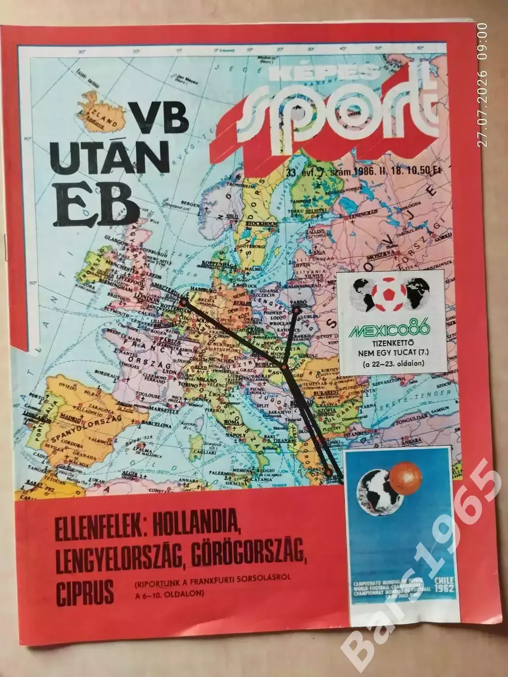 Kepes Sport Венгрия № 7 1986