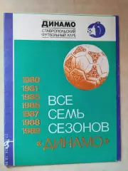 Все семь сезонов Динамо Ставрополь 1989