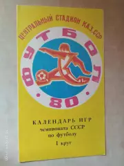 Кайрат Алма-Ата 1980 Первый круг