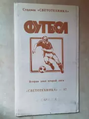 Светотехника Саранск 1987