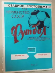 Ростсельмаш Ростов-на-Дону 1984 2 круг