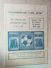 Восток Усть-Каменогорск 1985