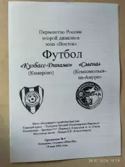 Кузбасс-Динамо Кемерово - Смена Комсомольск-на-Амуре 18.05.2006