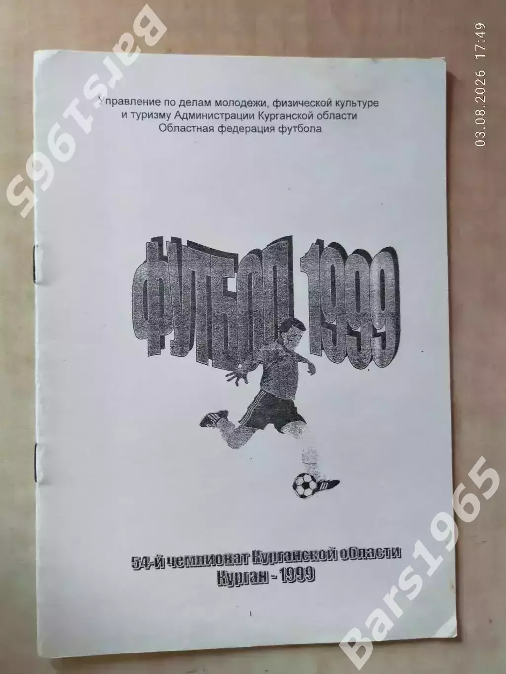 Курган 1999 Областной