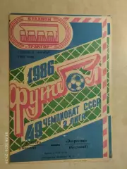 Трактор Павлодар - Энергетик Кустанай 1986