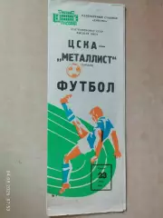 ЦСКА Москва - Металлист Харьков 1984