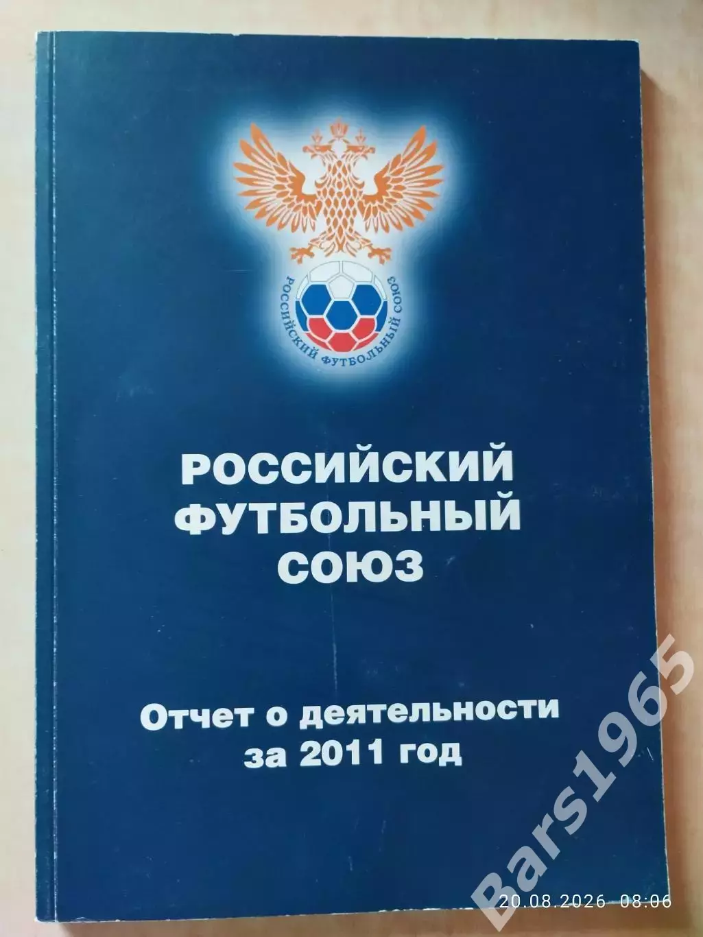 Российский футбольный союз Отчет о деятельности 2011 год