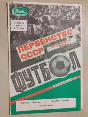 Торпедо Москва - Шахтер Донецк 1985