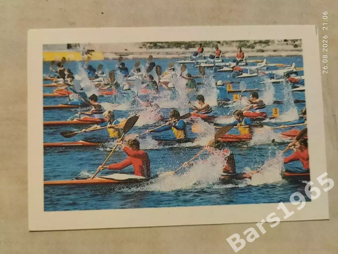 Календарик Гребля 1989