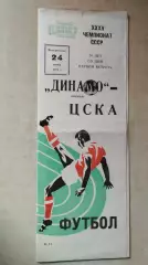 Динамо Москва - ЦСКА Москва 1973