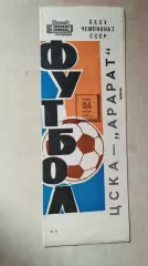 ЦСКА Москва - Арарат Ереван 1973