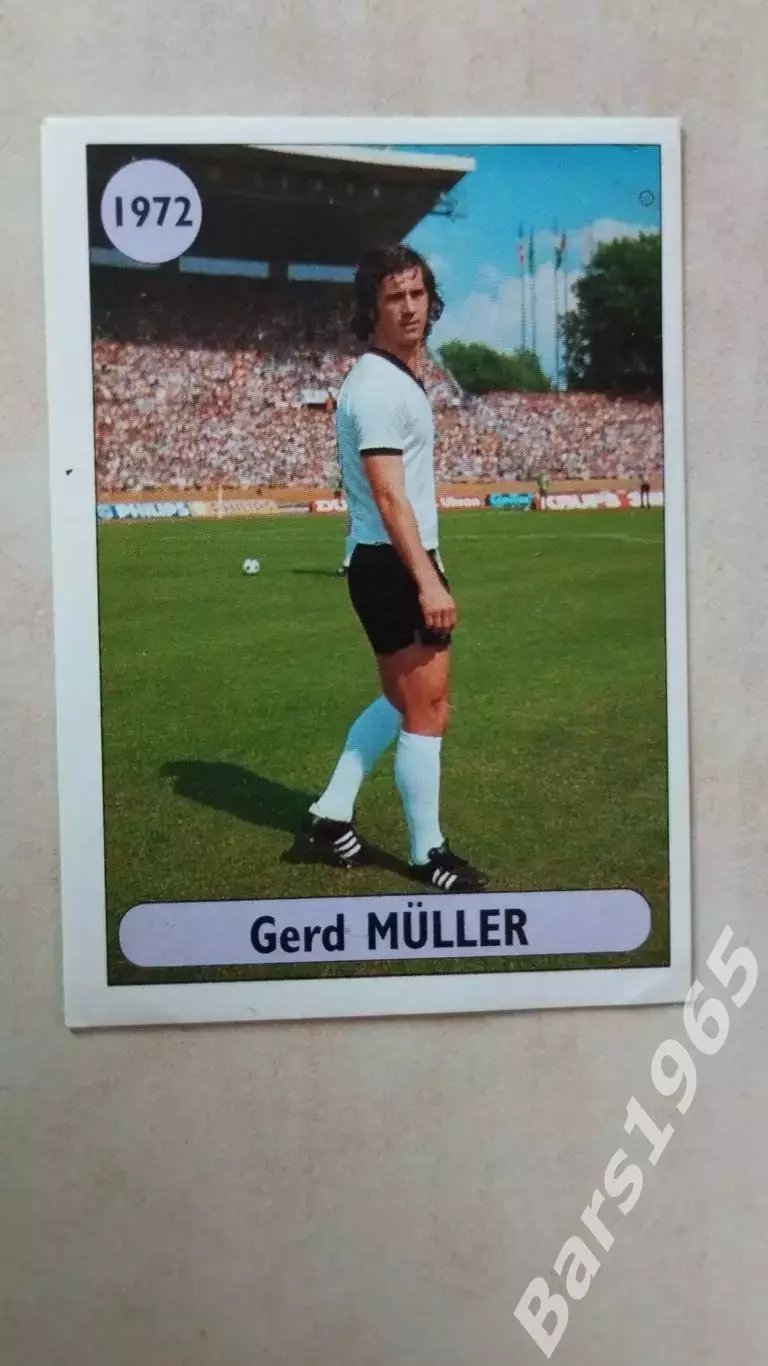 Наклейка EURO foot96 № 2 Gerd Muller