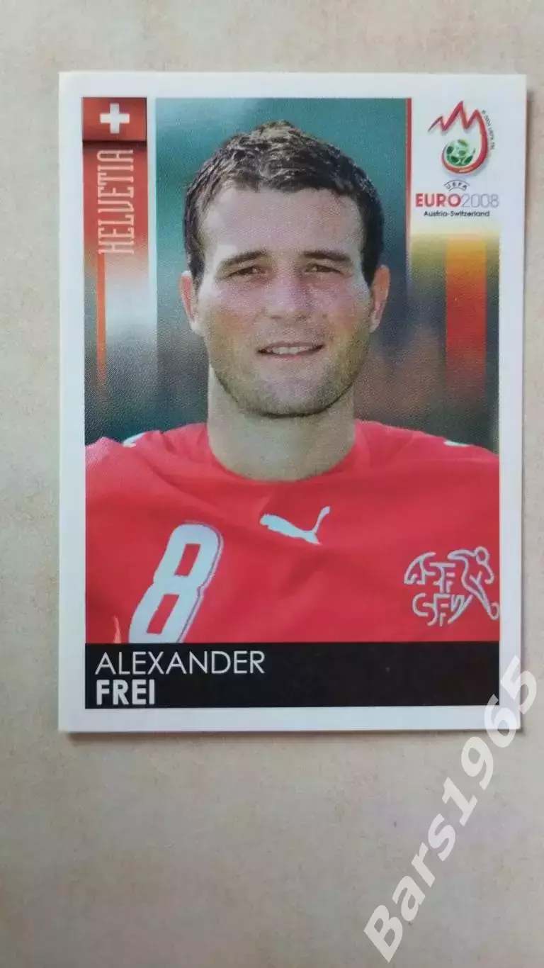 Наклейка Panini EURO 2008 № 69 Alexander Frei Heluetia