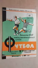 Крылья Советов Куйбышев - Металлист Харьков 1970