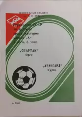 Спартак Орел - Авангард Курск 1987