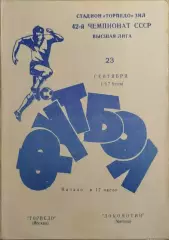 Торпедо Москва - Локомотив Москва 1979