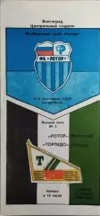 Ротор Волгоград - Торпедо Москва 1990