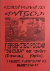 Звезда Рязань - Орел 2013