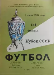 Шинник Ярославль - Спартак Тамбов 1987 Кубок СССР