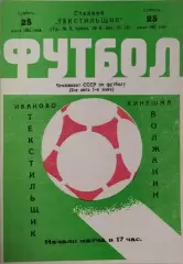 Текстильщик Иваново - Волжанин Кинешма 1981