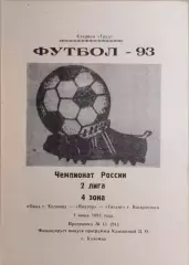 Ока Коломна - Виктор-Гигант Воскресенск 1993