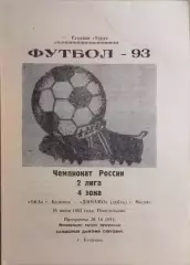 Ока Коломна - Динамо-дубль Москва 1993