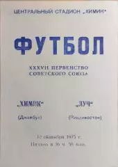 Химик Джамбул - Луч Владивосток 1975