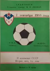 СКА Хабаровск - Амур Комсомольск-на-Амуре 1988