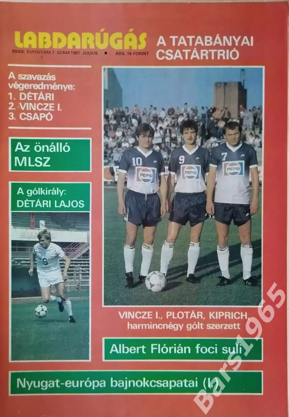 Gol № 7 1987 Венгрия